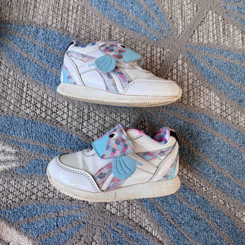 Reebok Royal Classic Jogger 2 'Fish Scales' Rainbow Toddler Sneakers Size 9